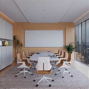 Tela Fixa de Projeção 110" - Like Pi L314-TF110 - Moldura Preta 10mm