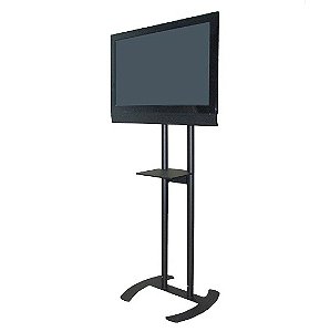 Pedestal para TV Profissional Cromado - Ajustável 155-200cm até 95kg | Nardelli Pro