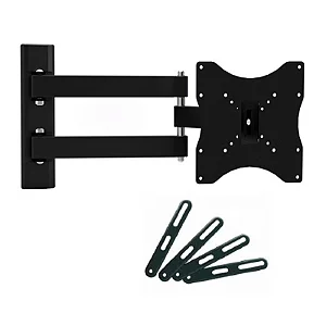 Suporte de Parede Articulado para TV 15" a 55" - VESA 400x400 30kg | Nardelli