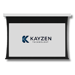 Tela Retrátil Motorizada Kayzen TRSB-135 135" Formato 16:9 com Moldura para Embutir