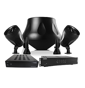 Kit de Jardim WaveOne 3 | Sistema 2.1 Completo com 2 Pares de Caixas