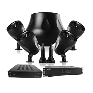 Kit de Jardim WaveOne 4 | Sistema 2.1 Máximo com 2 Amplificadores e 2 Pares de Caixas
