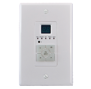 Keypad de Parede WaveOne WMR-KP1 para Controle Multiroom | Painel com Display LED e IR