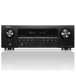 Receiver Denon AVR-S670H 5.2 Canais 75W 8K HEOS Wi-Fi Audyssey (220V)