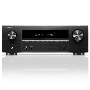 Receiver Denon AVR-X1800H 7.2 Canais 80W 8K Dolby Atmos HEOS (110V)