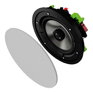 Caixa de Som de Embutir Redonda Loud Áudio FR6 120 BF 6" 120W Tela Magnética Sem Moldura