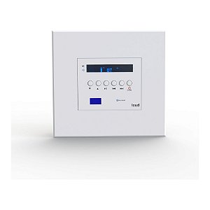 Amplificador de Parede Loud Áudio LAC AB BT Branco 2 Zonas 60W Bluetooth 5.1 aptX HD Entrada Óptica