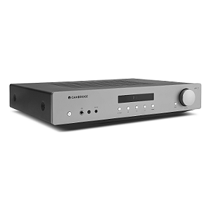 Amplificador Integrado Cambridge Audio AXA35 Estéreo 35W Hi-Fi Phono MM Controle de Graves e Agudos