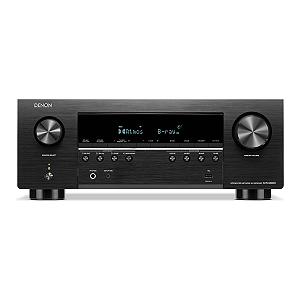 Receiver Denon AVR-S980H 7.2 Canais 90W 8K Dolby Atmos DTS:X HEOS 2 Saídas HDMI Zona 2