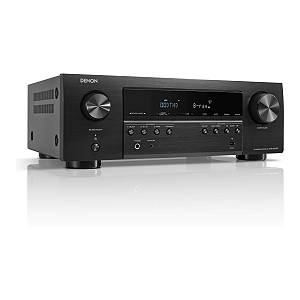 Receiver Denon AVR-S570BT 5.2 Canais 70W 8K HDMI eARC Bluetooth Dolby TrueHD (110V)
