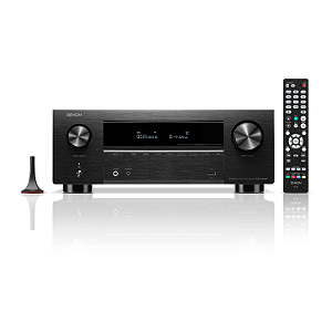 Receiver Denon AVR-X2800H 7.2 Canais 95W 8K Dolby Atmos DTS:X HEOS Audyssey XT Zona 2 (220V)