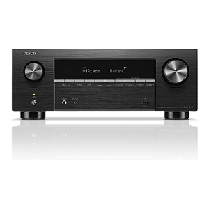 Receiver Denon AVR-X2900H 7.2 Canais 95W 8K Dolby Atmos DTS:X Dirac Ready HEOS 2 Saídas HDMI