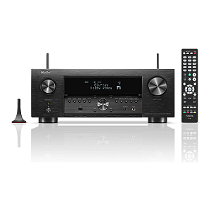 Receiver Denon AVR-X4800H 9.4 Canais 125W 8K Dolby Atmos Auro-3D IMAX 3 Zonas Dirac Ready (110V)