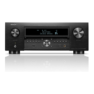 Receiver Denon AVR-X6800H 11.4 Canais 140W 8K Dolby Atmos DTS:X Pro Auro-3D IMAX 3 Zonas (110V)
