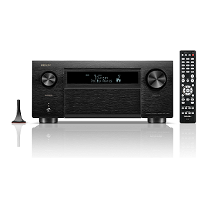Receiver Denon AVR-A10H 13.4 Canais 150W 8K Dolby Atmos DTS:X Pro Auro-3D IMAX 3 Zonas (110V)