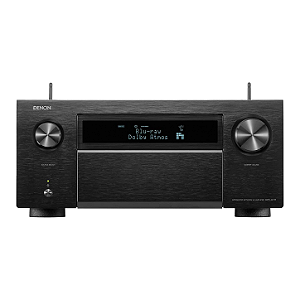 Receiver Denon AVR-A1H 15.4 Canais 150W 8K Dolby Atmos DTS:X Pro Auro-3D IMAX Pré-Saída XLR (110V)