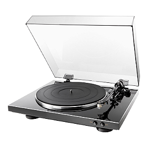 Toca-Discos Denon DP-300F Automático Belt-Drive Pré-Amplificador Phono Cápsula MM Preto (110V)
