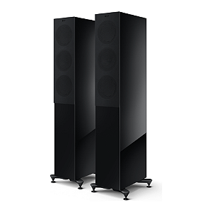 Caixa Torre KEF R5 Meta 3 Vias Uni-Q 12ª Geração MAT 2x5,25" 200W Black Gloss Unidade