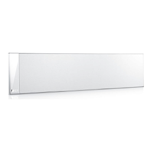Caixa Acústica Central KEF T301c Ultrafina 35 mm 2,5 Vias Selada 2x4,5" 150W Branco