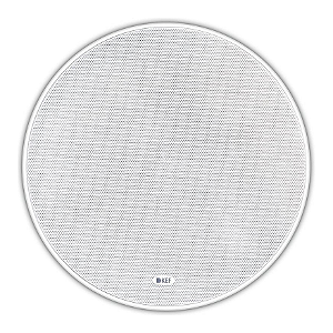 Caixa de Embutir KEF Ci200RR-THX Redonda de Teto THX Ultra Uni-Q 8" 190W Grade Pintável Branca