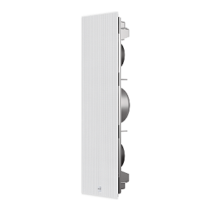Caixa de Embutir KEF Ci3160RLM-THX Retangular de Parede THX Ultra Uni-Q 3 Vias 2x6,5" 350W Grade Pintável Branca