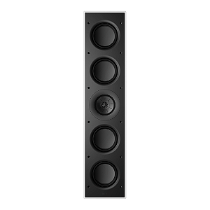 Caixa de Embutir KEF Ci5120QLM-THX Retangular de Parede THX Ultra Uni-Q 3 Vias 4x4,75" 250W Grade Pintável Branca
