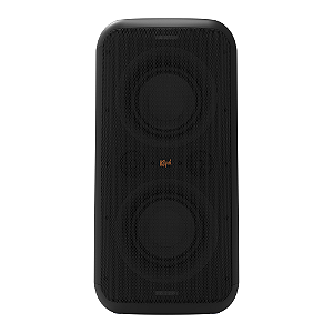 Caixa de Som Portátil Klipsch GIG XXL Bluetooth 5.0 Bateria 8h Microfone Karaokê Luz RGB Preta (Bivolt)