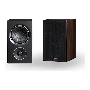 Par de Caixas Acústicas Bookshelf PSB Alpha P3 4" 2 Vias 10 a 80W Bass Reflex Walnut