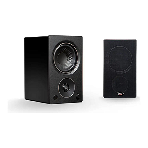 Par de Caixas Acústicas Ativas PSB Alpha AM3 35W por Canal Bluetooth aptX Phono MM USB DAC Preto