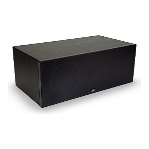 Caixa Acústica Central PSB Alpha C10 2 Vias Duplo 5 1/4" 120W Home Theater Black Ash