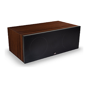 Caixa Acústica Central PSB Alpha C10 2 Vias Duplo 5 1/4" 120W Home Theater American Walnut
