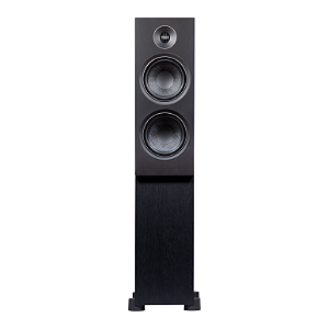Par de Caixas Acústicas Torre PSB Alpha T20 2 Vias Duplo 5 1/4" 120W Bi-Wire Black Ash