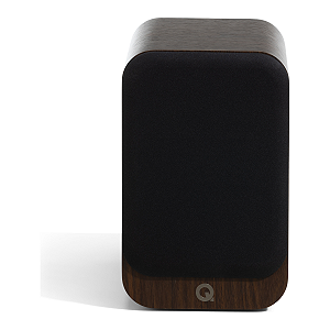 Par de Caixas Acústicas Bookshelf Q Acoustics Q3020C 2 Vias Cone C3 120 mm Claro Walnut