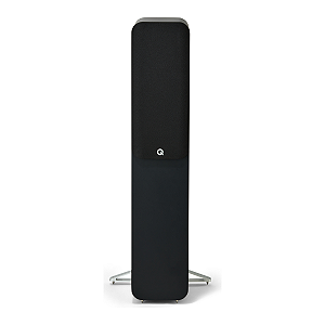 Par de Caixas Acústicas Torre Q Acoustics Q5050 2 Vias Cone C3 Duplo 150 mm Satin Black