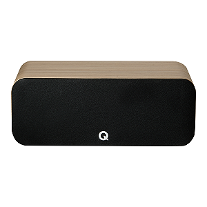 Caixa Acústica Central Q Acoustics Q5090 2 Vias Cone C3 Duplo 110 mm Home Theater Holme Oak