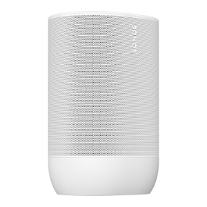 Caixa Portátil Sonos Move 2 Bateria 24h IP56 Wi-Fi 6 Bluetooth 5.3 Estéreo Base de Carga Branca
