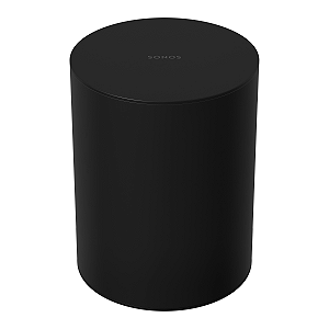 Subwoofer Sonos Sub Mini Sem Fio Wi-Fi Duplo Woofer 6" Selado Force Cancelling 25 Hz Preto