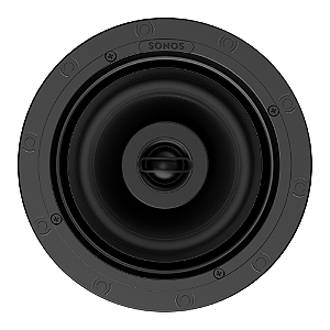 Par de Caixas de Embutir Sonos by Sonance In-Ceiling 6,5" Woofer Polipropileno Grade Pintável Branca