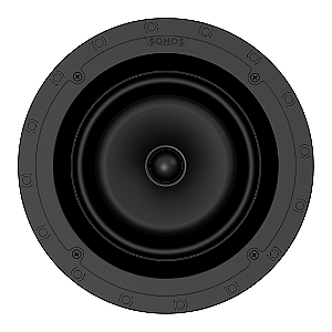 Par de Caixas de Embutir Sonos by Sonance In-Ceiling 8" Woofer Polipropileno 225W Grade Pintável Branca