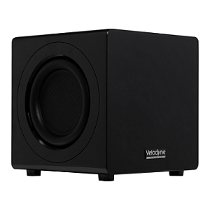 Subwoofer Ativo Velodyne MiniVee X 8" 800W Classe D XLR Balanceado AutoEQ Radiador Passivo Preto