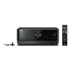 Receiver Yamaha RX-V4A 5.2 Canais 8K MusicCast Wi-Fi AirPlay 2 CINEMA DSP 3D Bi-Amp (110V)