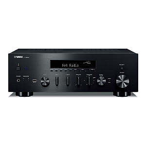 Receiver Estéreo Yamaha R-N600A Hi-Fi 80W MusicCast Wi-Fi AirPlay 2 Phono MM ESS SABRE (110V)