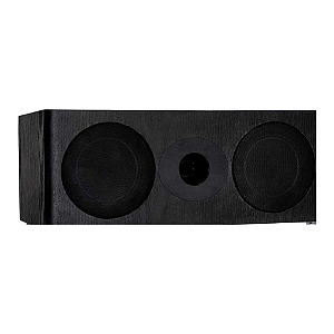 Caixa Acústica Central New Audio PRO 1 CT Duplo Woofer 5" Super Tweeter 100W RMS 8 Ohms Black Wood