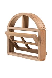 Vitro maxi-ar 1 modulo em madeira quadriculado arco p. cedro cx. 14