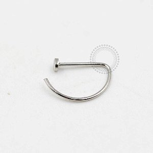 NR04 D Ring Fino Aba Nasal Aço  316L