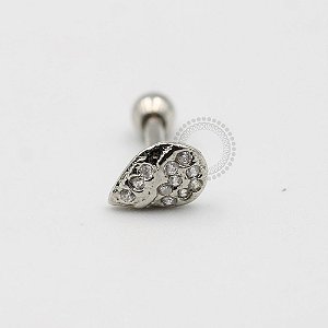 MBA10 Microbell Gota Cravejada  Banho Ródio