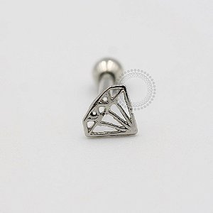 MBA35 Microbell Diamante Banho Rodio