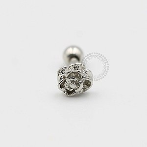 MBA37 Microbell Rosa Fixa Banho Rodio