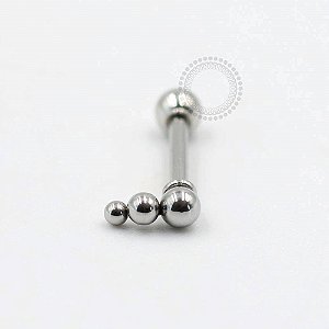 PB93 Microbell Três Esferas Aço 316L