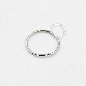 NR01 Piercing Argola Aba Nasal Fina Torção Aço 316 L